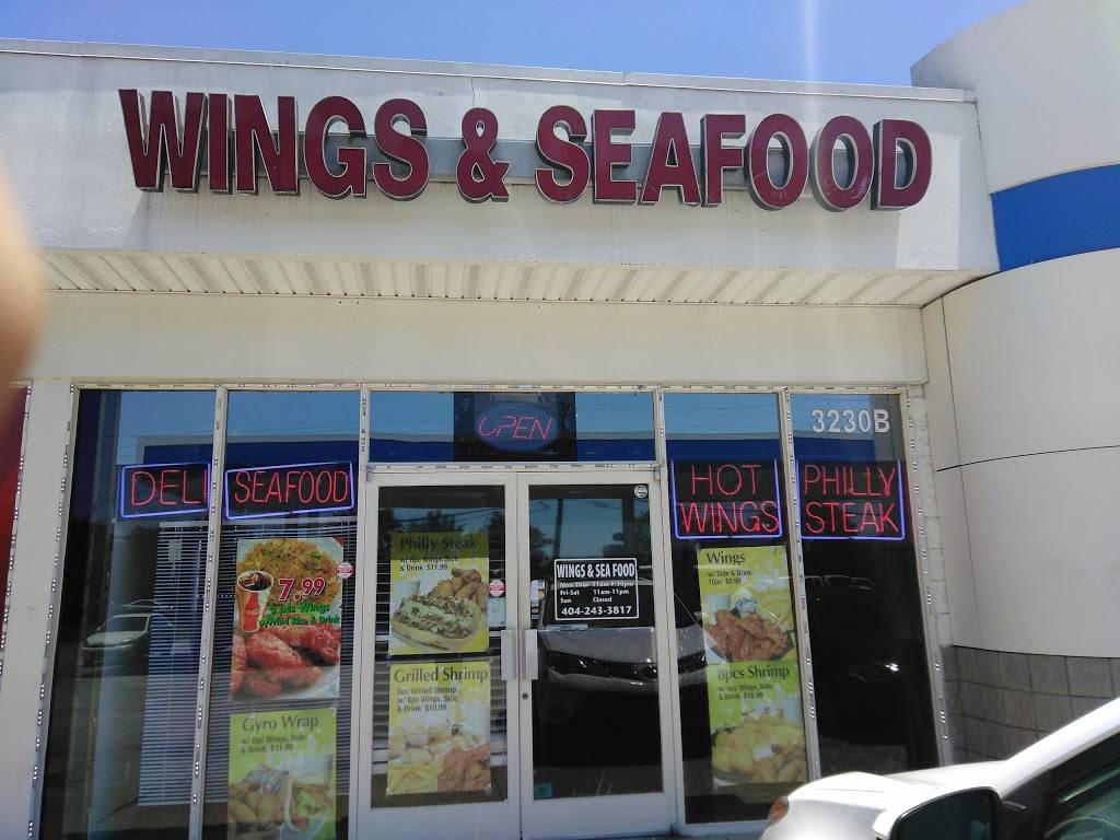 Wings & Seafood | restaurant | 3230 Panthersville Rd # B, Decatur, GA 30034, USA | 4042433817 OR +1 404-243-3817