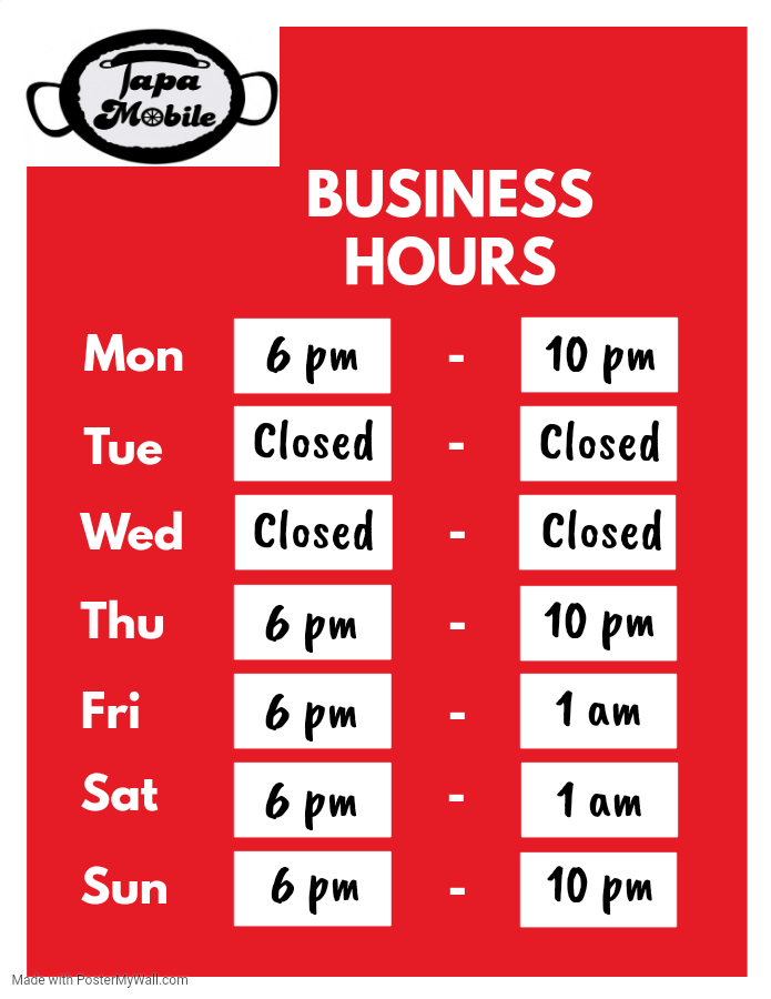 Tapa Mobile | restaurant | 1516 S Peoria Ave, Tulsa, OK 74120, USA | 7086556498 OR +1 708-655-6498