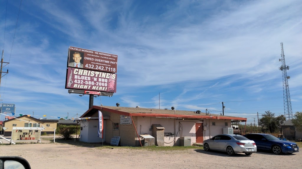 Christines Blues & Barbeque | restaurant | 157 TX-302, Kermit, TX 79745, USA | 4325862060 OR +1 432-586-2060