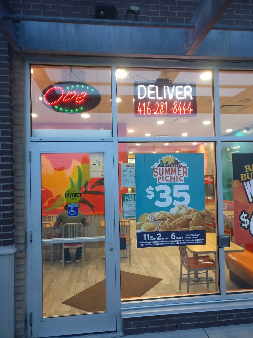 Popeyes | restaurant | 6 Rylander Blvd #6, Scarborough, ON M1B 0B6, Canada | 4162818444 OR +1 416-281-8444