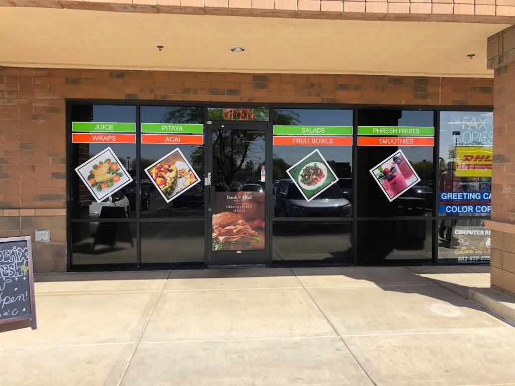 Phoenix Phresh Cafe; Acai Bowl & Pitaya Bowl, Smoothie, Juice | cafe | 5830 W Thunderbird Rd b9, Glendale, AZ 85306, USA | 6027308601 OR +1 602-730-8601