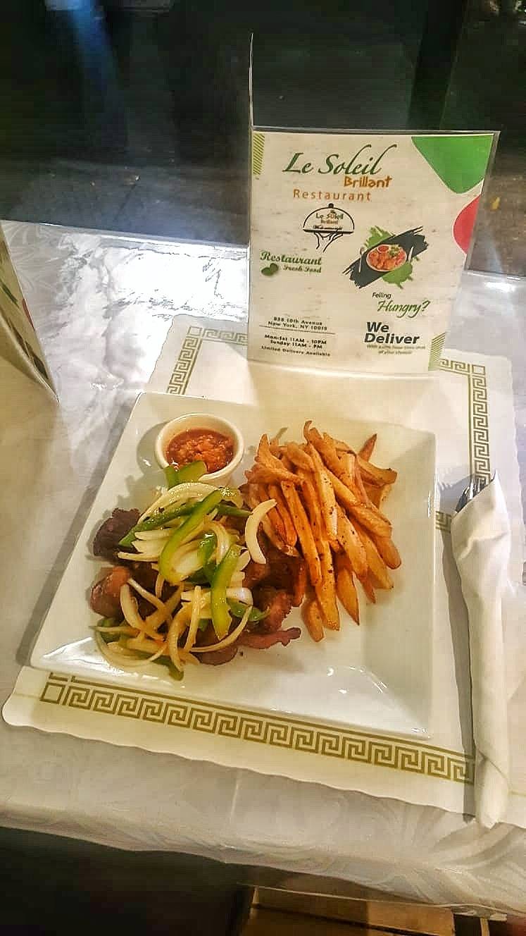 Le Soleil Brillant | restaurant | 858 10th Ave, New York, NY 10019, USA | 6466843138 OR +1 646-684-3138