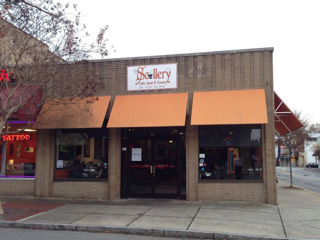 The Scullery Coffee House and Creamery | cafe | 431 Evans St, Greenville, NC 27858, USA | 2523211550 OR +1 252-321-1550