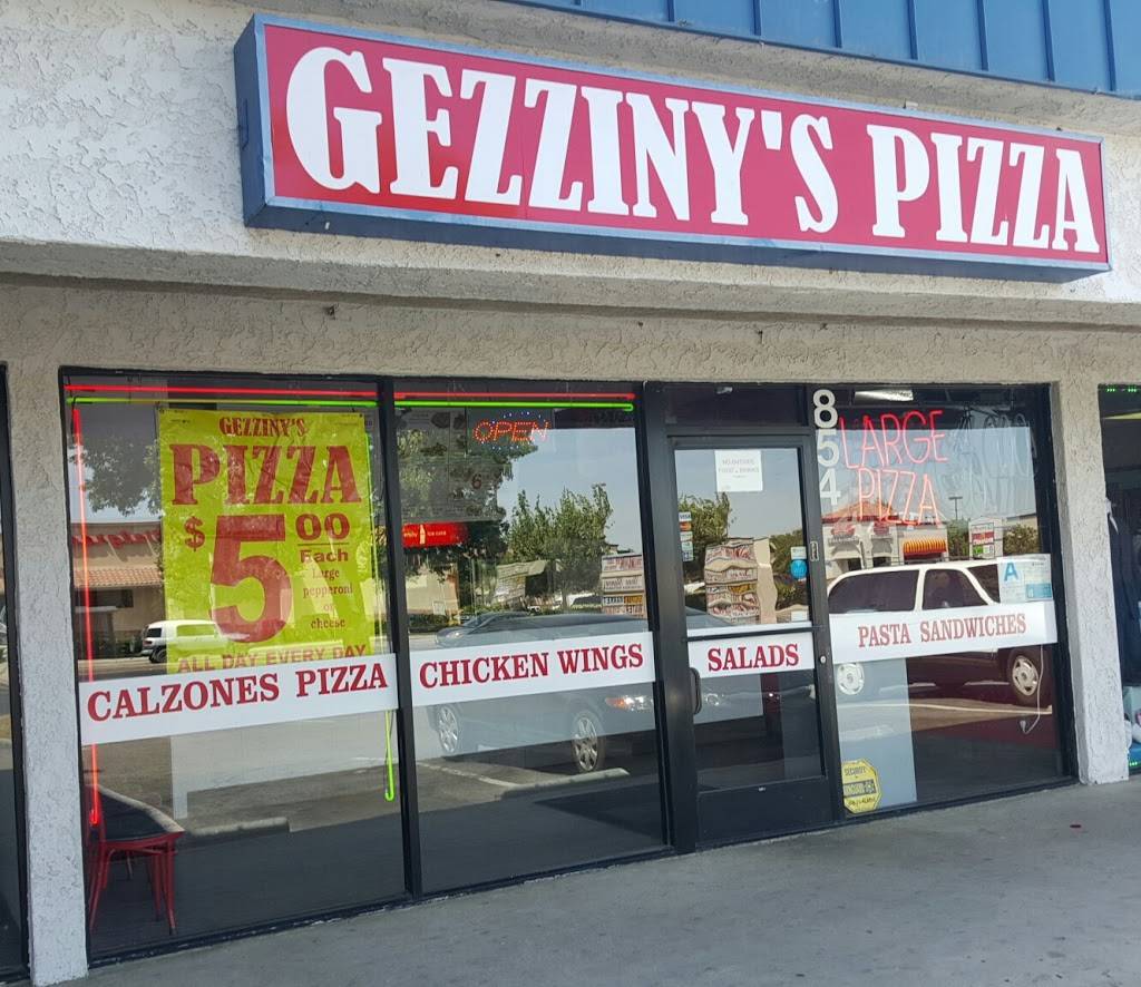 Gezzinys Pizza | restaurant | 854 E Ave K, Lancaster, CA 93535, USA | 6617262020 OR +1 661-726-2020