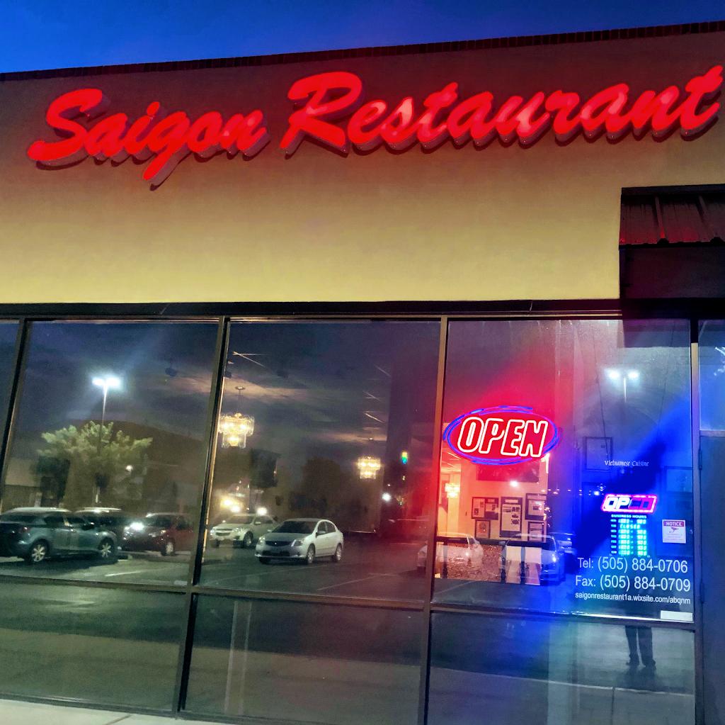 Saigon Restaurant | restaurant | 6001 San Mateo Blvd NE, Albuquerque, NM 87109, USA | 5058840706 OR +1 505-884-0706
