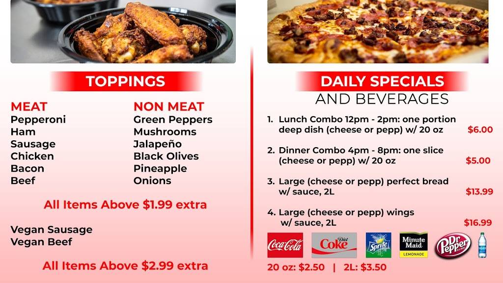 Perfect Pizza | restaurant | 3782 Voltaire St, San Diego, CA 92107, USA | 6192305113 OR +1 619-230-5113