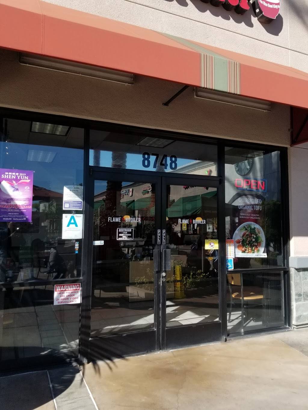 Flame Broiler | restaurant | 8748 Washington Blvd, Pico Rivera, CA 90660, USA | 5628015777 OR +1 562-801-5777