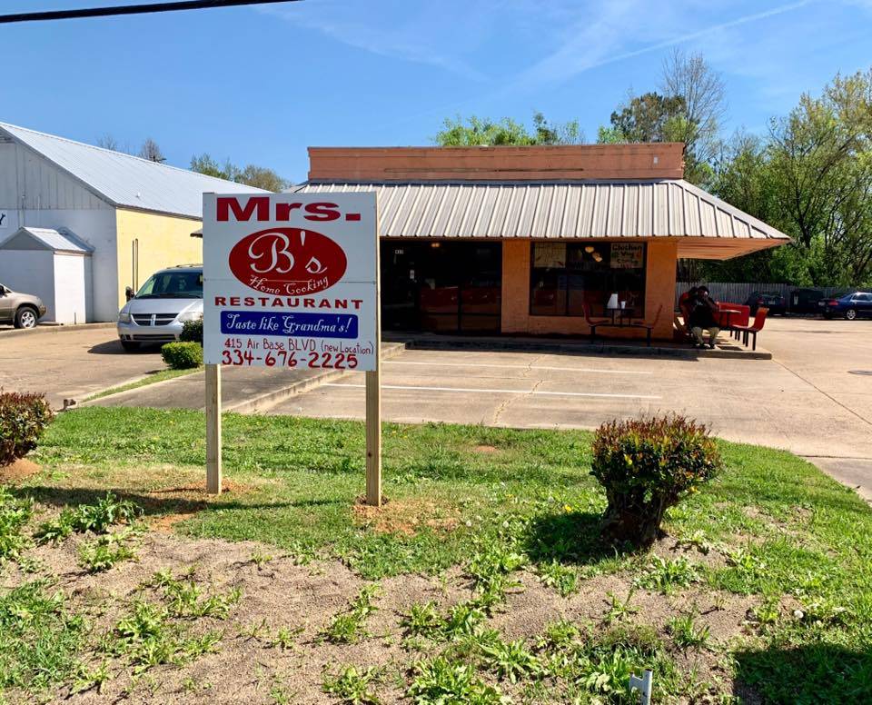 Mrs Bs Home Cooking | restaurant | 415 Air Base Blvd, Montgomery, AL 36108, USA | 3342645495 OR +1 334-264-5495