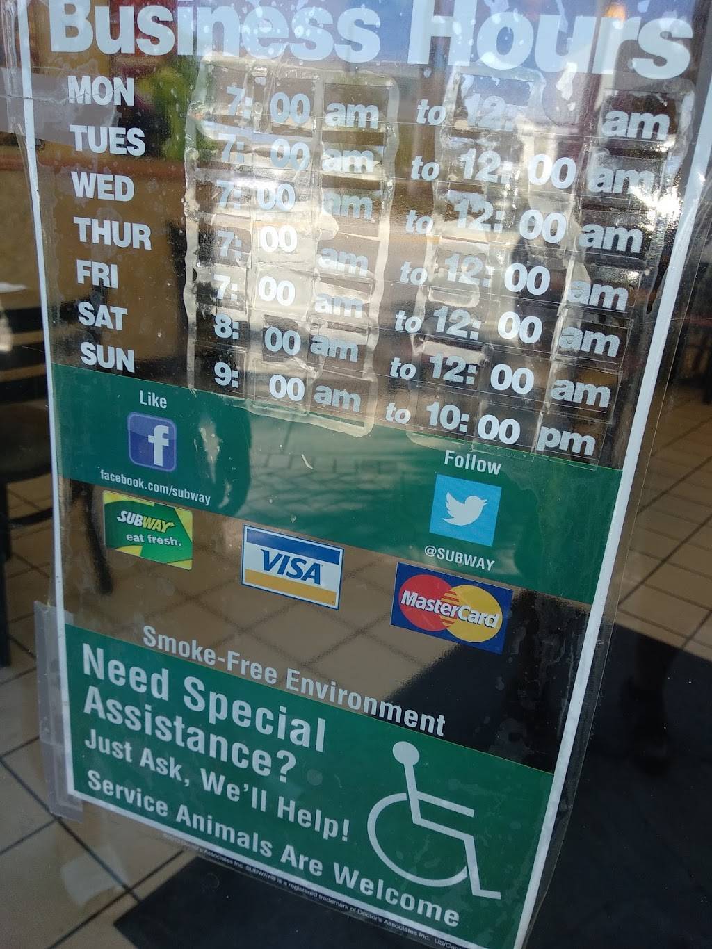 Subway Restaurants | restaurant | 917 W 41st St, Miami Beach, FL 33140, USA | 3056736324 OR +1 305-673-6324