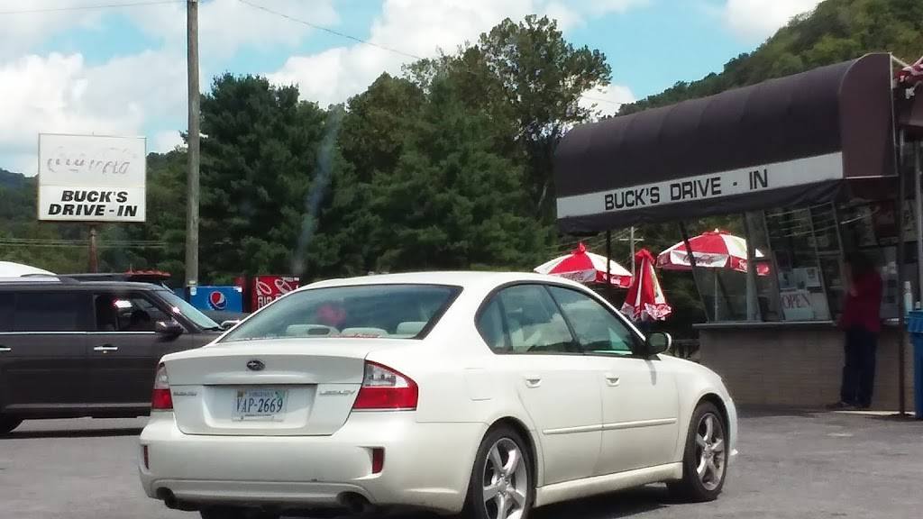 Bucks Drive-In | restaurant | 1212 E Main St, Saltville, VA 24370, USA | 2764967231 OR +1 276-496-7231