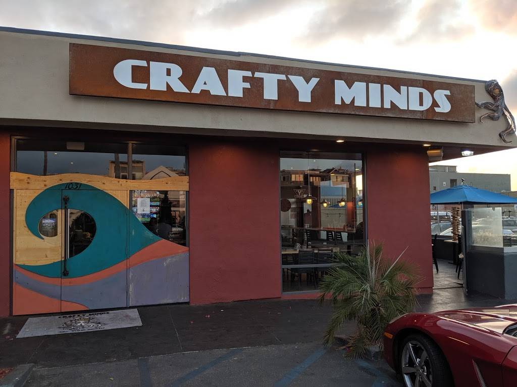 Crafty Minds Brews + Bites | restaurant | 1031 Hermosa Ave, Hermosa Beach, CA 90254, USA | 3103723978 OR +1 310-372-3978
