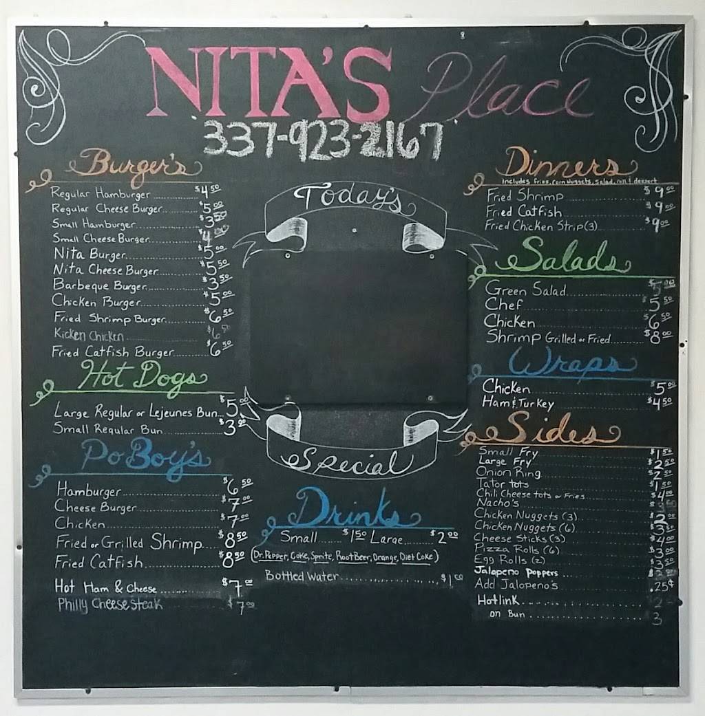 Nitas Place | restaurant | 106 Chitimacha Loop Rd, Jeanerette, LA 70544, USA | 3379232167 OR +1 337-923-2167