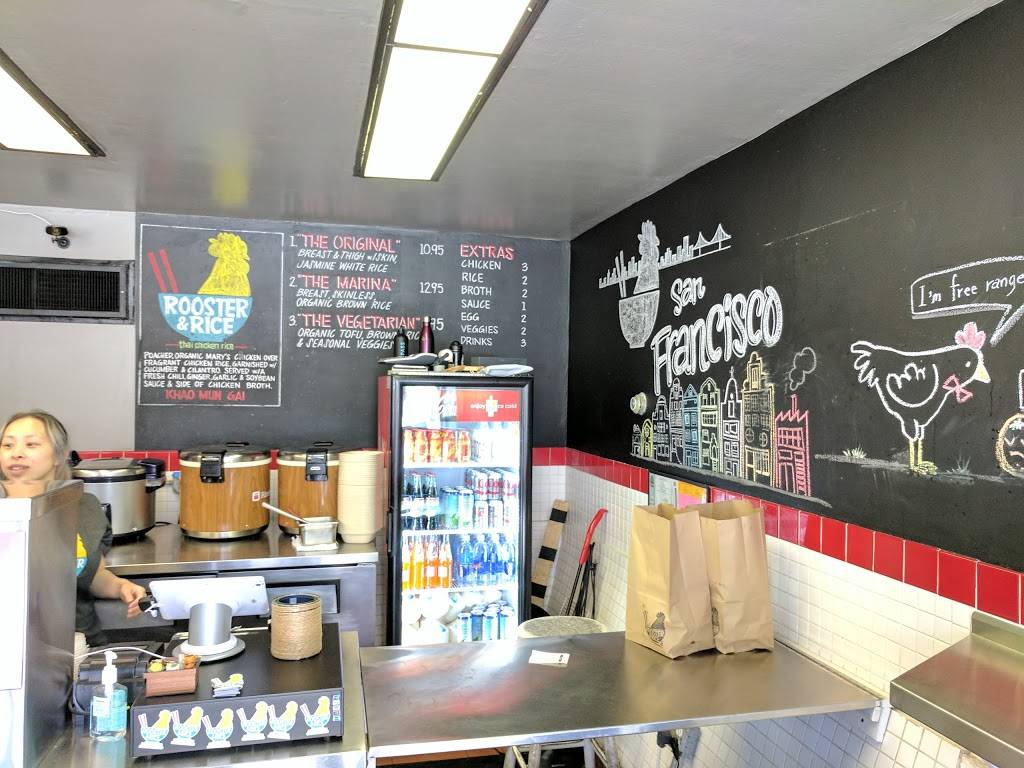 Rooster & Rice | restaurant | 2211 Filbert St, San Francisco, CA 94123, USA | 4157763647 OR +1 415-776-3647