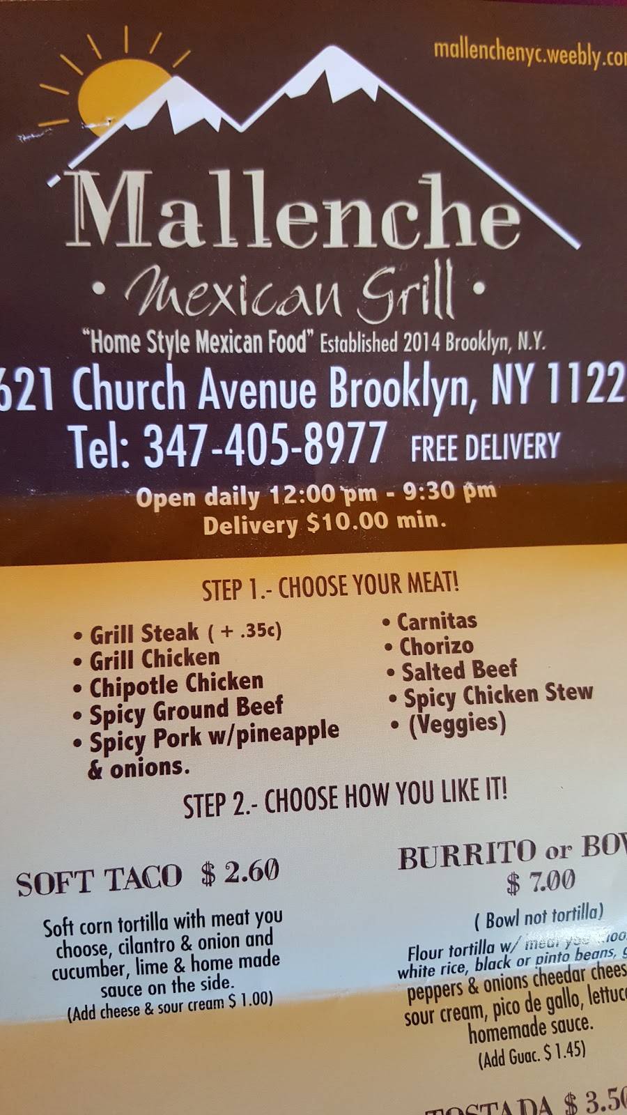 Mallenche | restaurant | 1621 Church Ave, Brooklyn, NY 11218, USA | 3479903510 OR +1 347-990-3510