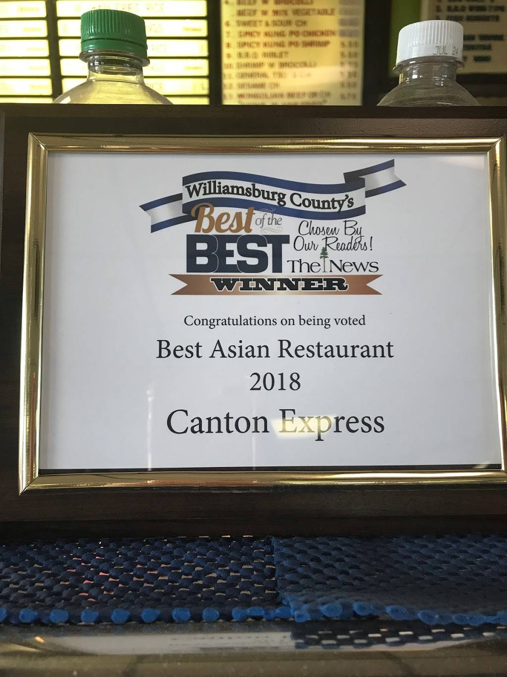 Cantontown Express | restaurant | 205 N Longstreet St, Kingstree, SC 29556, USA | 8433543020 OR +1 843-354-3020