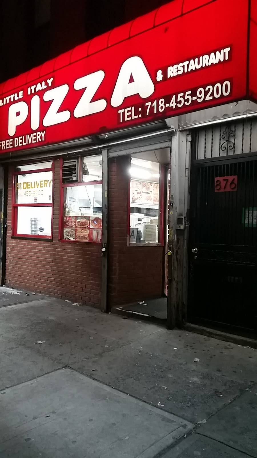 Little Italy Pizza | restaurant | 876 Broadway, Brooklyn, NY 11206, USA | 7184559200 OR +1 718-455-9200