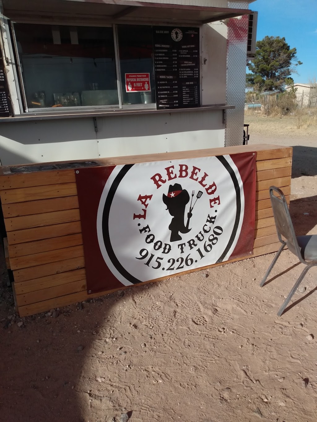 La Rebelde Food Truck | restaurant | 90 E Lisa Dr, Chaparral, NM 88081, USA | 9152261680 OR +1 915-226-1680