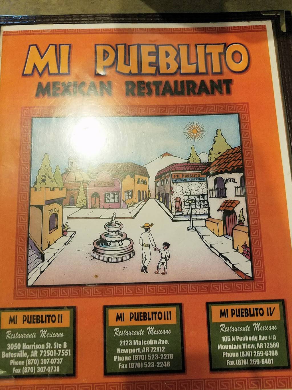 Mi Pueblito Mexican Restaurant | restaurant | 3050 Harrison St # B, Batesville, AR 72501, USA | 8703070737 OR +1 870-307-0737