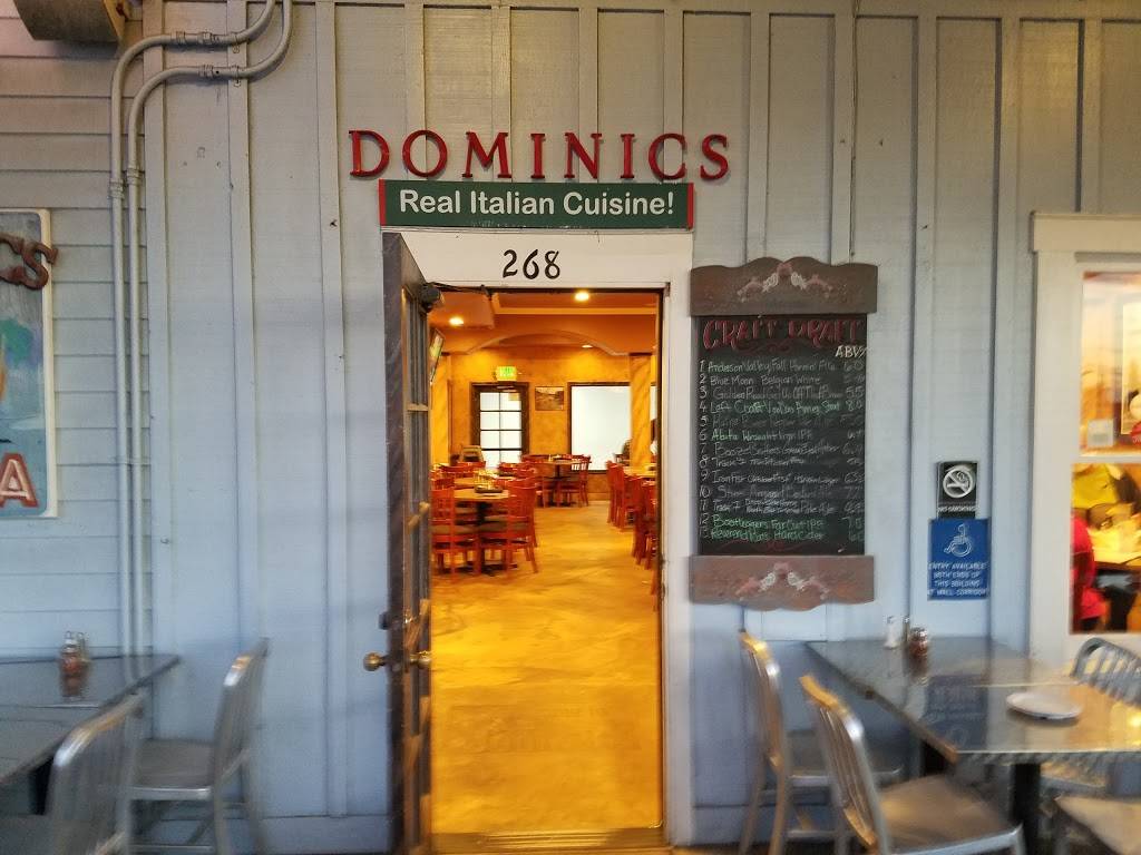 Dominics Italian Restaurant | restaurant | 268 Harbor Drive S., Oceanside, CA 92054, USA | 7607541881 OR +1 760-754-1881