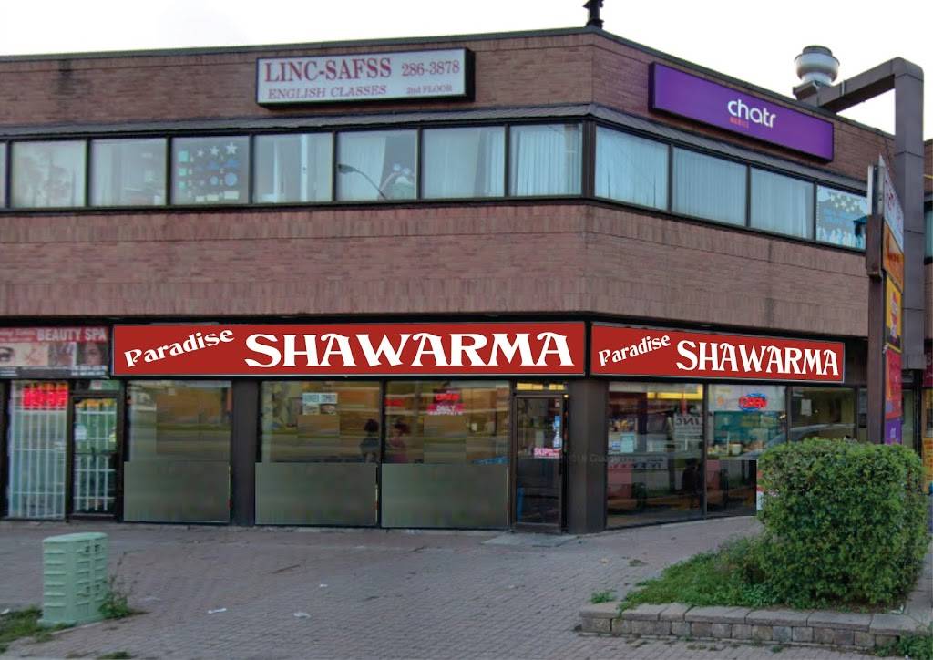 Paradise Shawarma | restaurant | 4352 Kingston Rd Unit# 5, Scarborough, ON M1E 2M8, Canada | 6473485654 OR +1 647-348-5654
