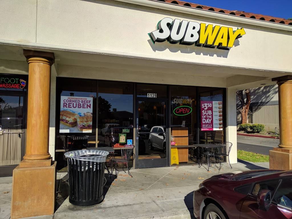 Subway Restaurants | restaurant | 1139 Tasman Dr, Sunnyvale, CA 94089, USA | 4084009202 OR +1 408-400-9202