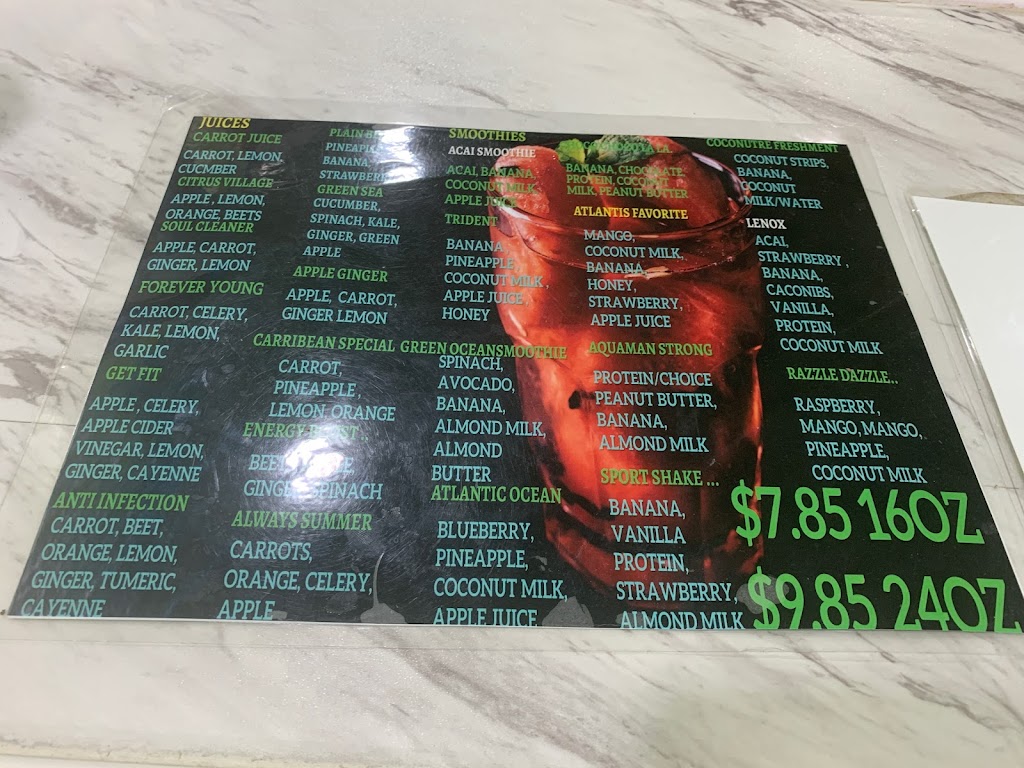 The Atlantis Juice Bar and Restaurant | restaurant | 608 Flatbush Ave, Brooklyn, NY 11225, USA | 3477895740 OR +1 347-789-5740