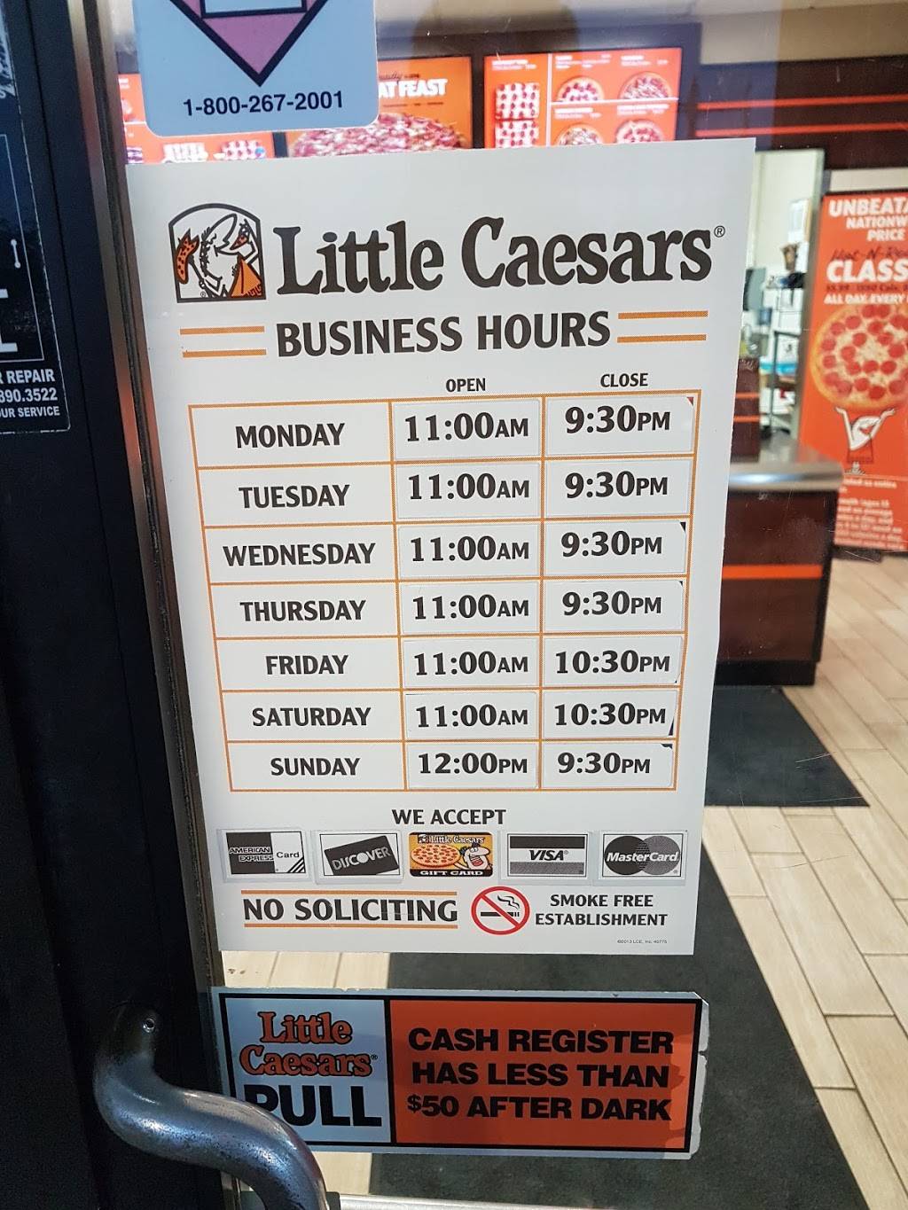 Little Caesars Pizza | meal takeaway | 1077 N Service Rd, Mississauga, ON L4Y 1A6, Canada | 9058977400 OR +1 905-897-7400