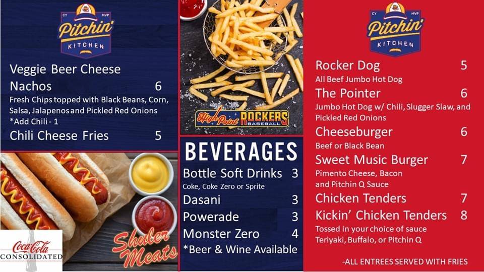 Pitchin’ Kitchen at Truist Point | restaurant | 300 Church Ave, High Point, NC 27262, USA | 7432010242 OR +1 743-201-0242