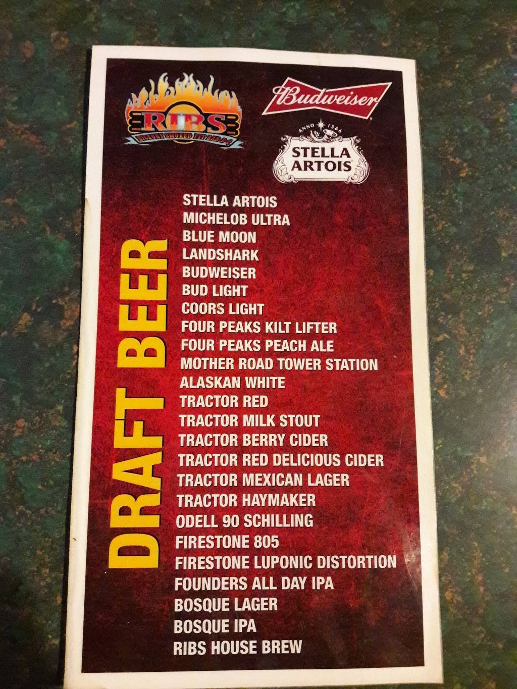 Ribs Hickory Pit BBQ | restaurant | 120 Nelson Ln, Los Lunas, NM 87031, USA | 5058660000 OR +1 505-866-0000