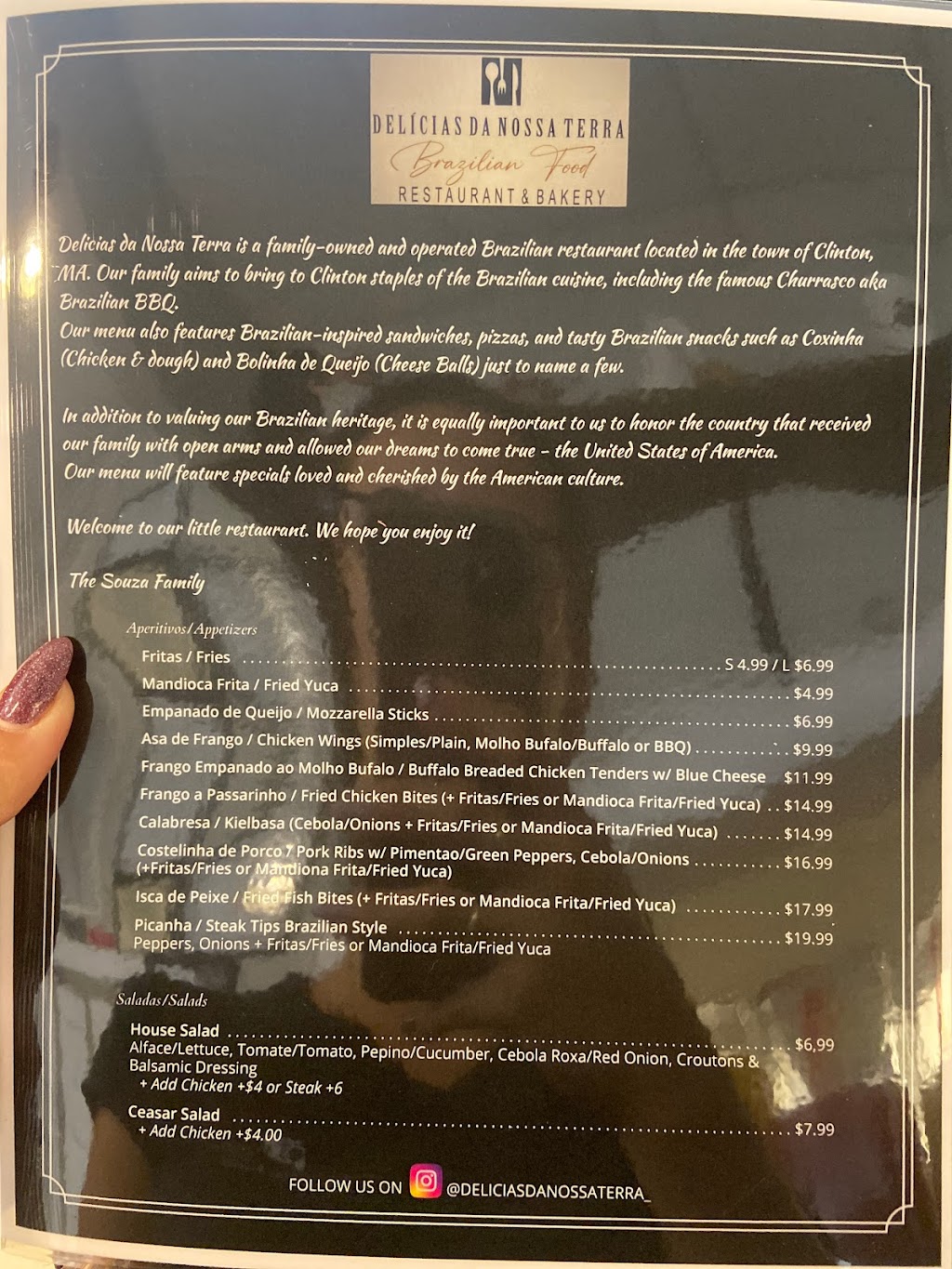 Delícias da Nossa Terra Restaurant | restaurant | 9 Sterling St, Clinton, MA 01510, USA | 9787334570 OR +1 978-733-4570