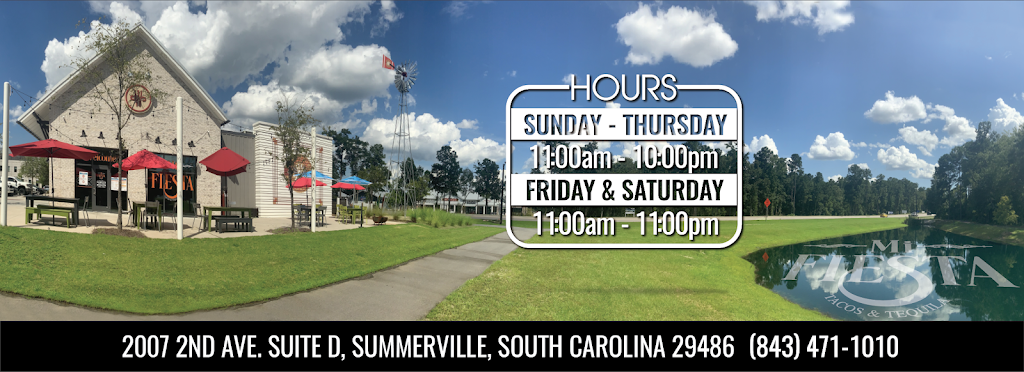 Mi Fiesta | restaurant | 2007 2nd Ave, Summerville, SC 29486, USA | 8434711010 OR +1 843-471-1010