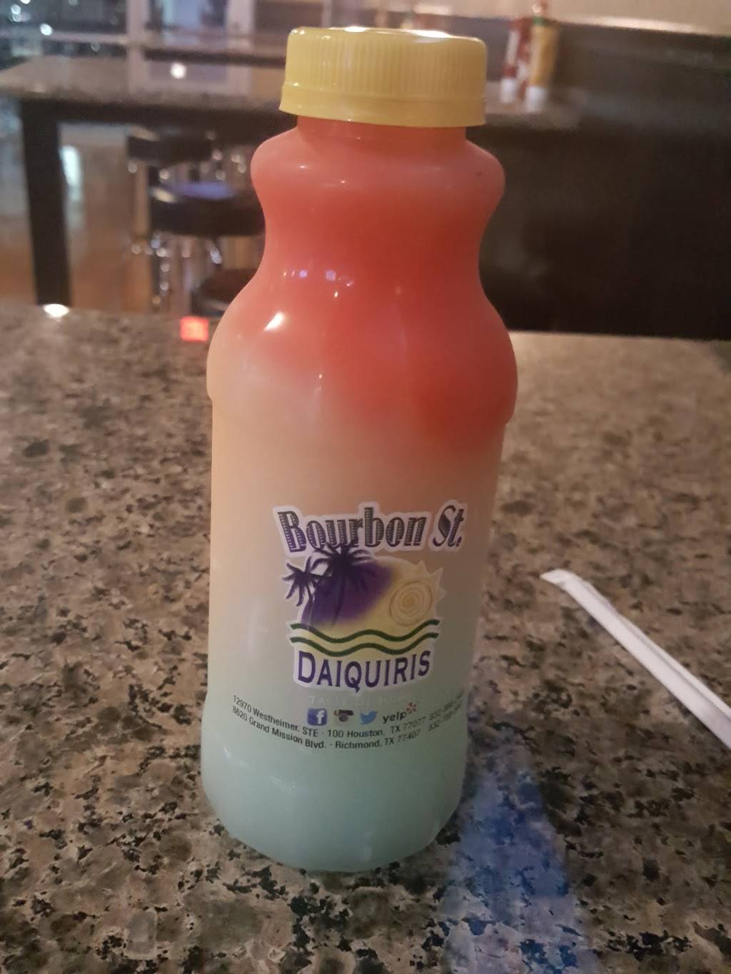 Bourbon St. Daiquiris | restaurant | 8620 Grand Mission Blvd j10, Richmond, TX 77407, USA | 8327595602 OR +1 832-759-5602
