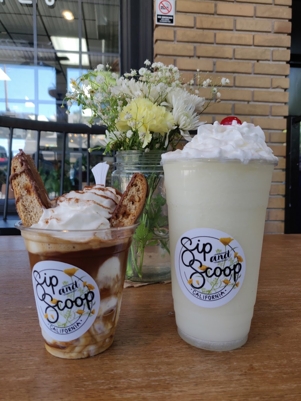 Sip And Scoop California | cafe | 234 Oak St B, Brentwood, CA 94513, USA | 9256847710 OR +1 925-684-7710