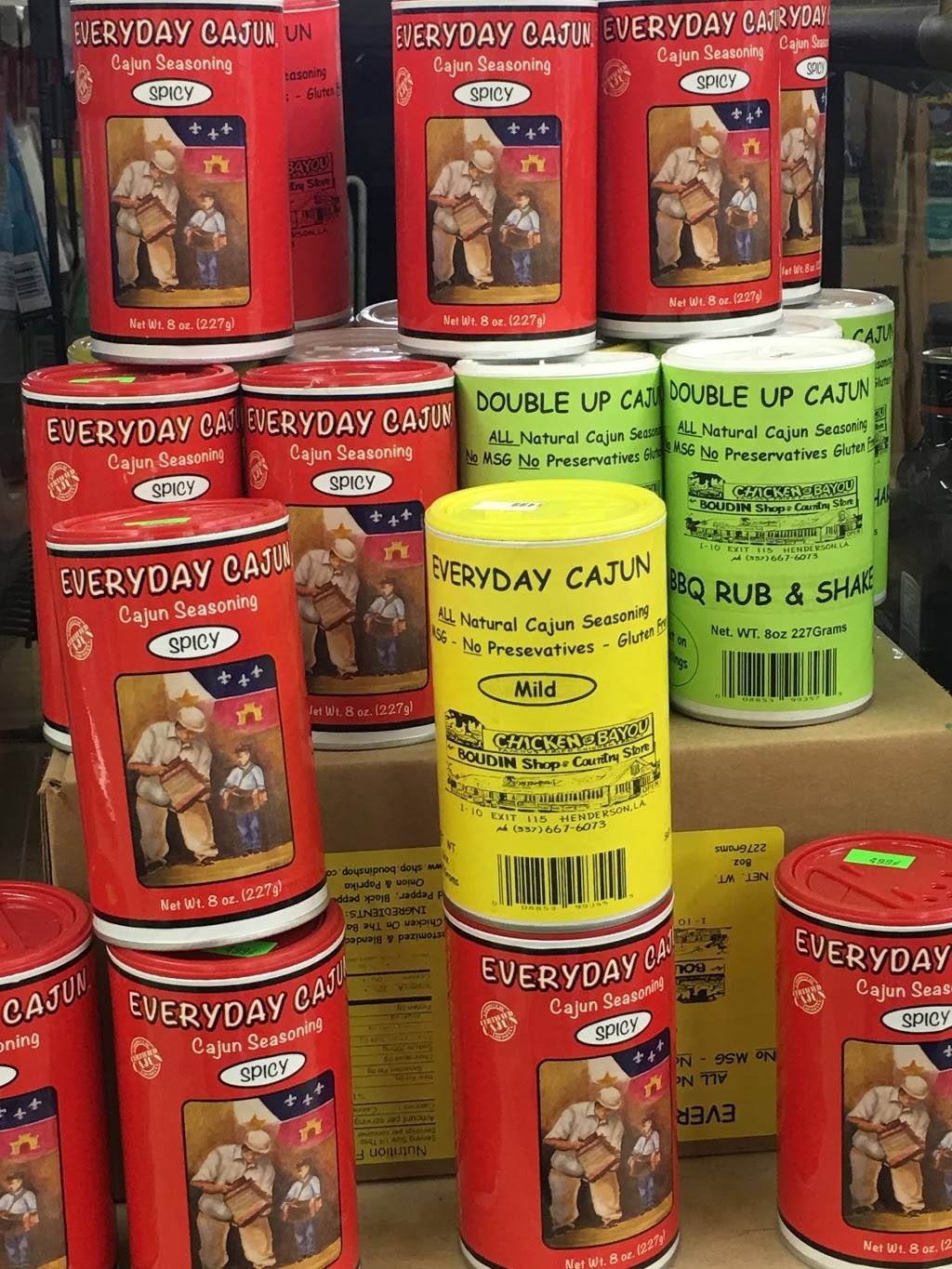 Chicken On The Bayou & Boudin Shop | restaurant | 2942 Grand Point Hwy F, Breaux Bridge, LA 70517, USA | 3376676073 OR +1 337-667-6073