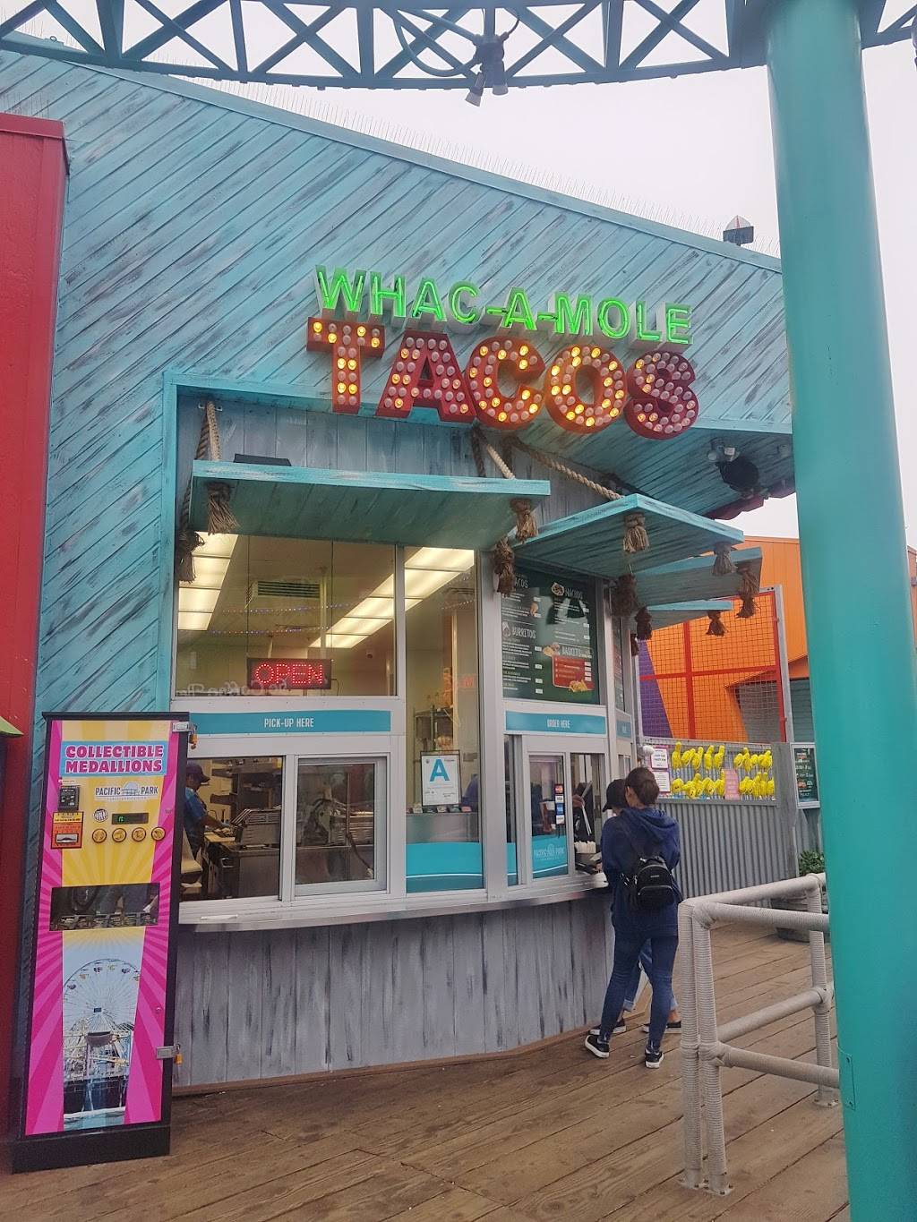 Whac-A-Mole Tacos | restaurant | 380 Santa Monica Pier Suite 5, Santa Monica, CA 90401, USA | 3102608744 OR +1 310-260-8744