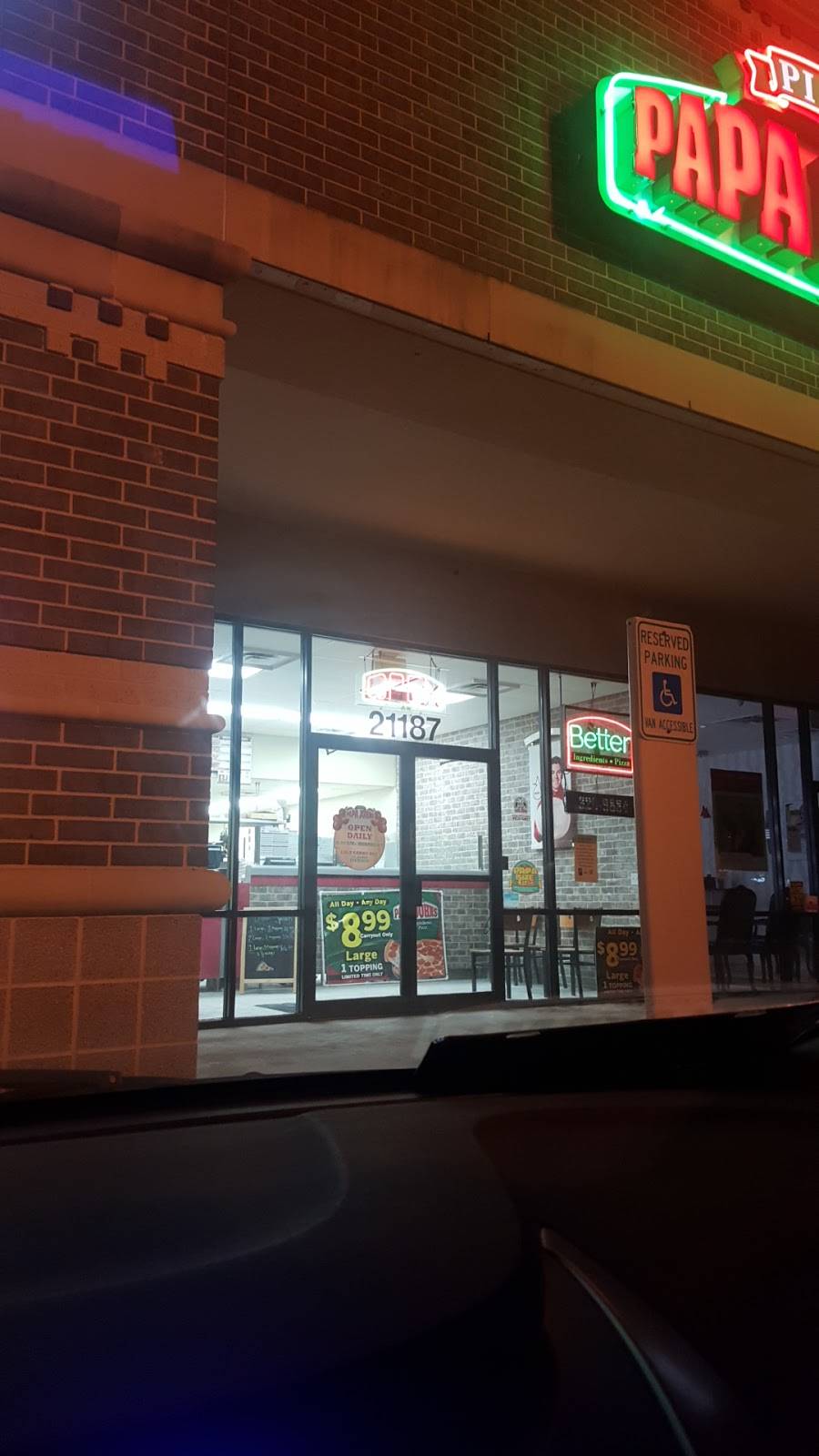 Papa Johns Pizza | restaurant | 21187 Kuykendahl Rd, Spring, TX 77379, USA | 2813209884 OR +1 281-320-9884