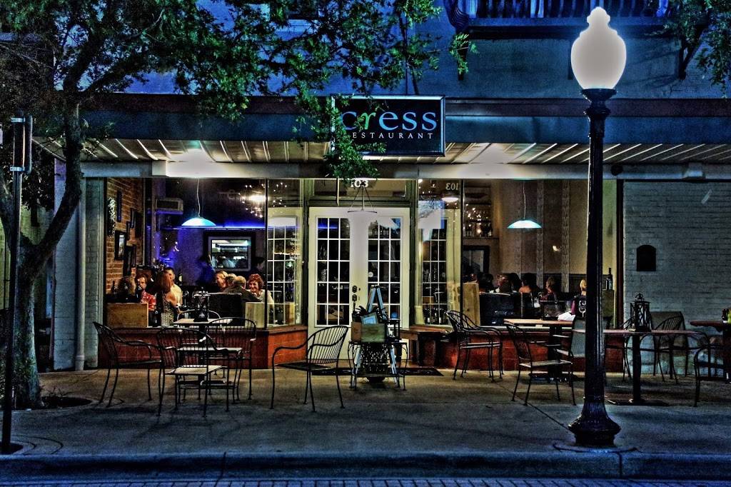 Cress Restaurant | restaurant | 103 W Indiana Ave, DeLand, FL 32720, USA | 3867343740 OR +1 386-734-3740