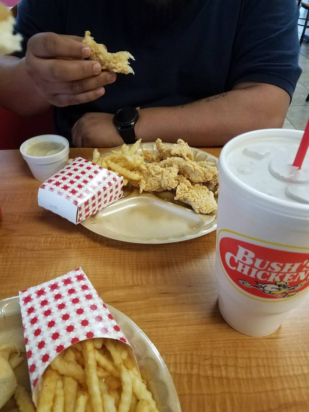 Bushs Chicken | restaurant | 9815 Brodie Ln, Austin, TX 78748, USA | 5122801600 OR +1 512-280-1600