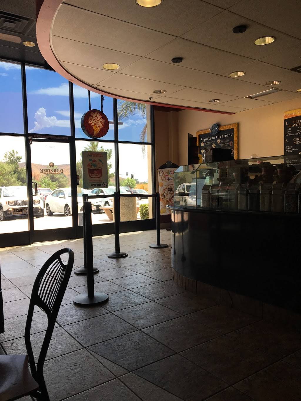 Cold Stone Creamery | bakery | 5244 University Pkwy D, San Bernardino, CA 92407, USA | 9098806465 OR +1 909-880-6465