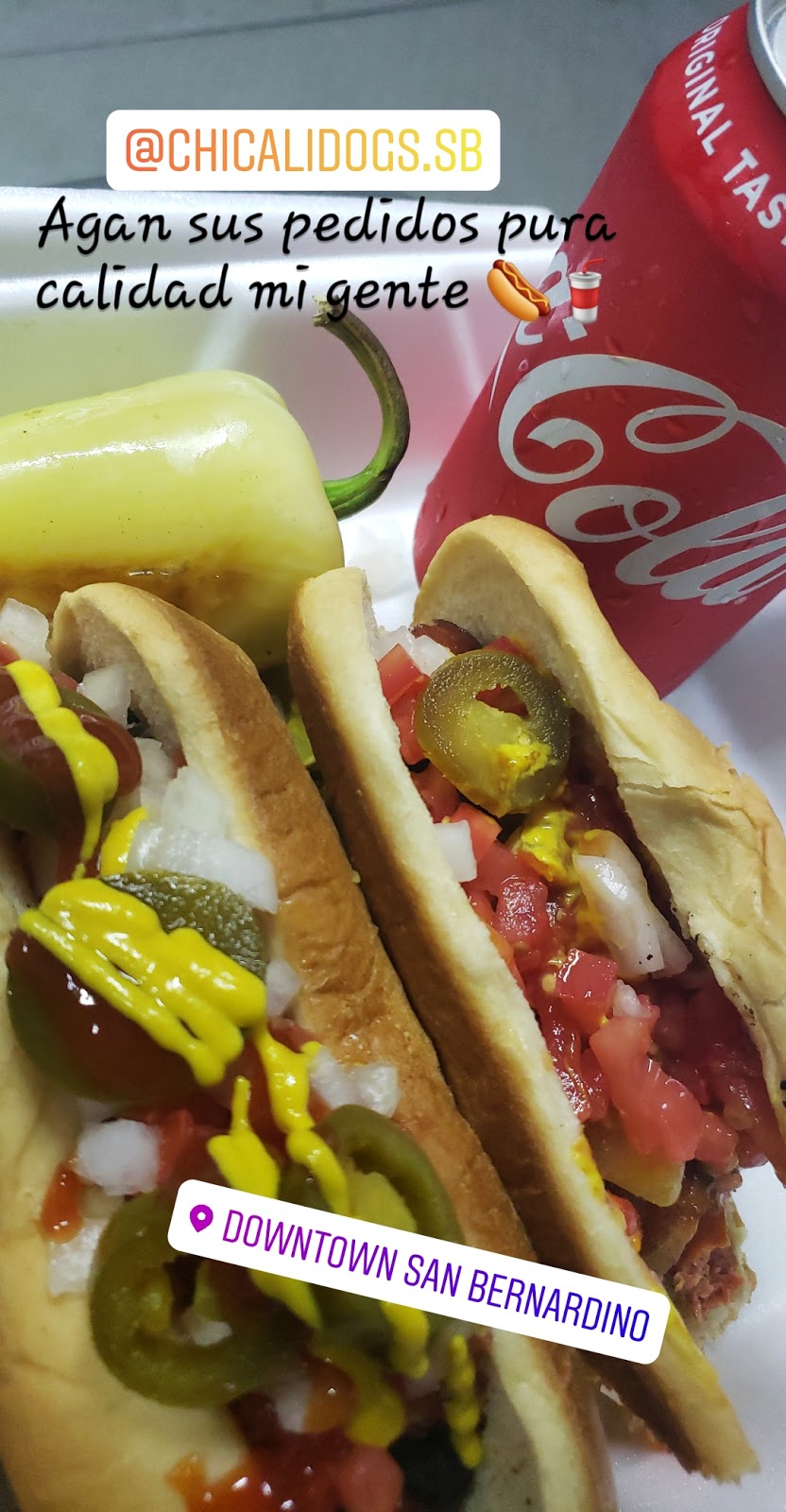 Chicalidogs.sb | restaurant | 989 N D St, San Bernardino, CA 92410, USA | 4423273012 OR +1 442-327-3012