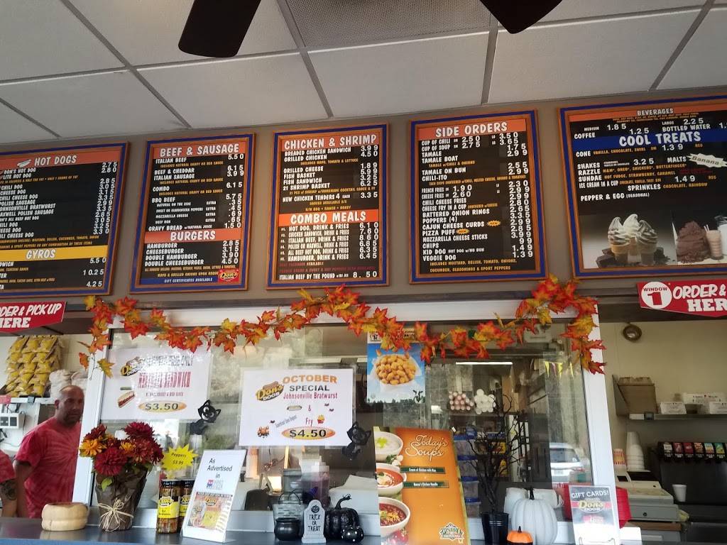 Dons Hot Dogs | restaurant | 7245 151st St, Orland Park, IL 60462, USA | 7084293777 OR +1 708-429-3777