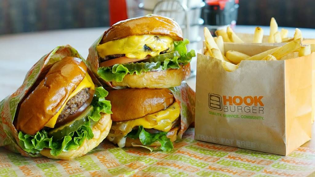 Hook Burger | restaurant | 6201 Topanga Canyon Blvd, Woodland Hills, CA 91367, USA | 8186101500 OR +1 818-610-1500