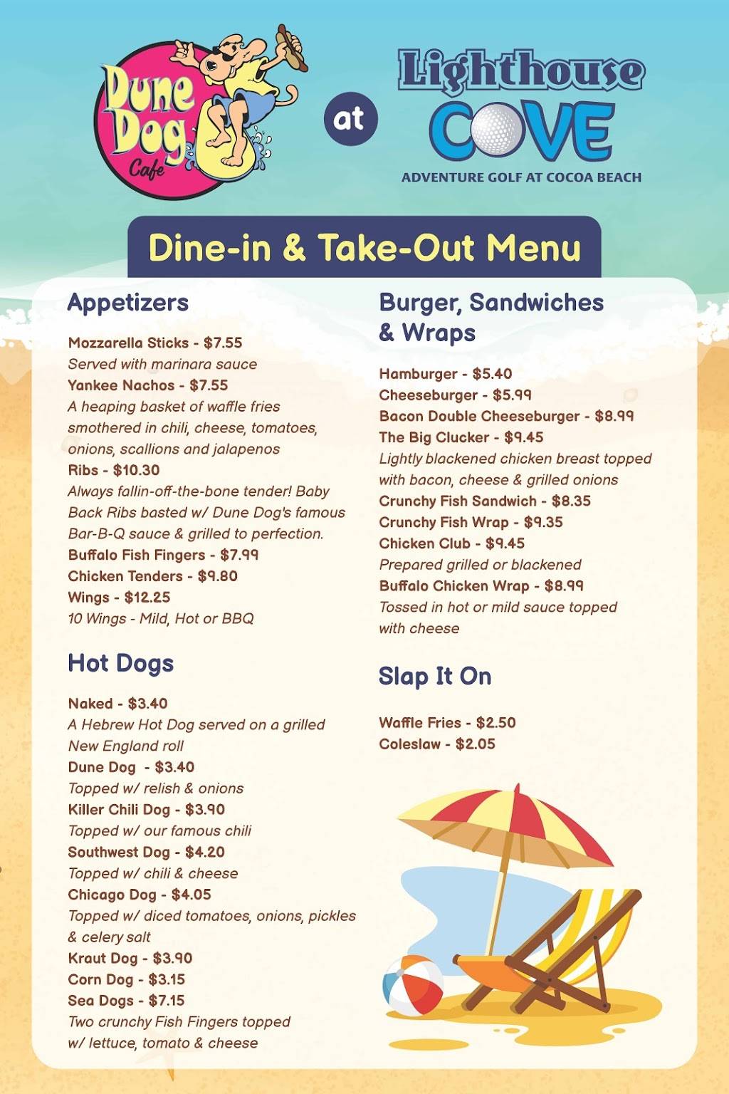 Dune Dog | restaurant | 3811 N Atlantic Ave, Cocoa Beach, FL 32931, USA | 3216130701 OR +1 321-613-0701