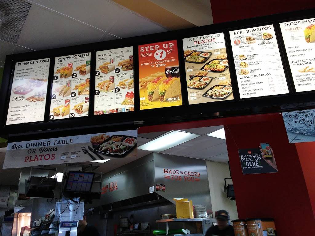 Del Taco | meal takeaway | 8471 W Sahara Ave, Las Vegas, NV 89117, USA | 7022408450 OR +1 702-240-8450