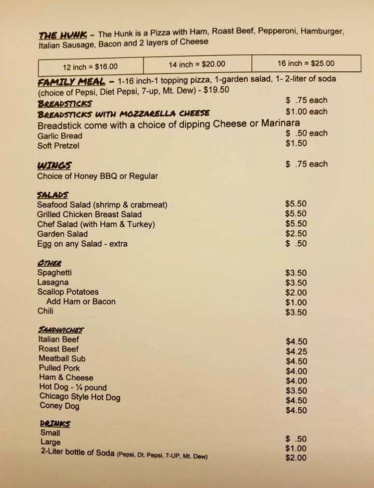 Slicks Pizza | restaurant | Watseka, IL 60970, USA | 8154321068 OR +1 815-432-1068