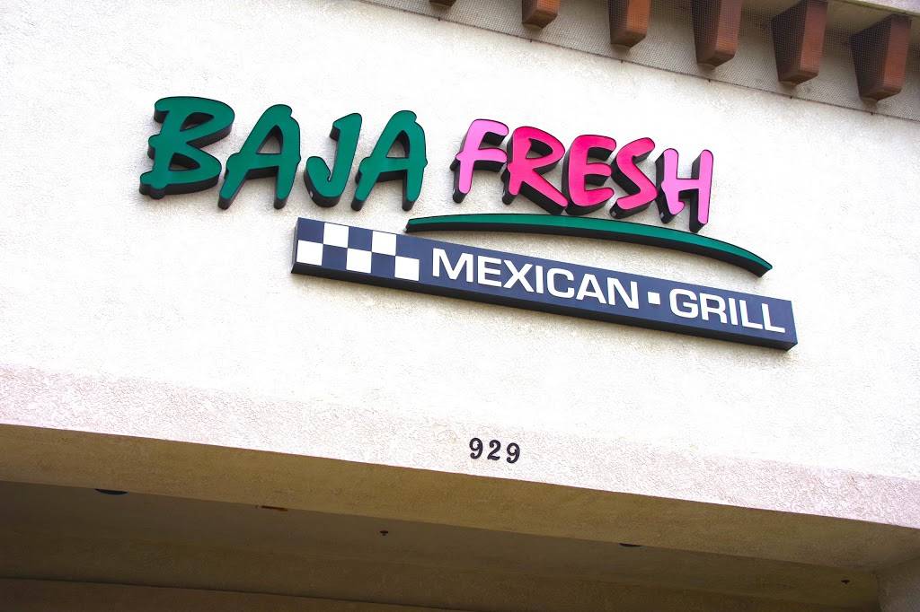Baja Fresh Mexican Grill | restaurant | 929 Rancho Pkwy, Arroyo Grande, CA 93420, USA | 8059947166 OR +1 805-994-7166