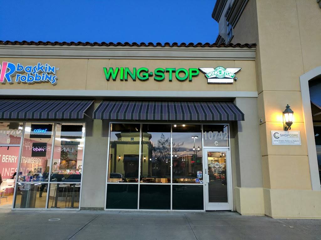 Wingstop | restaurant | 10742 Trinity Pkwy Ste C, Stockton, CA 95219, USA | 2094743238 OR +1 209-474-3238