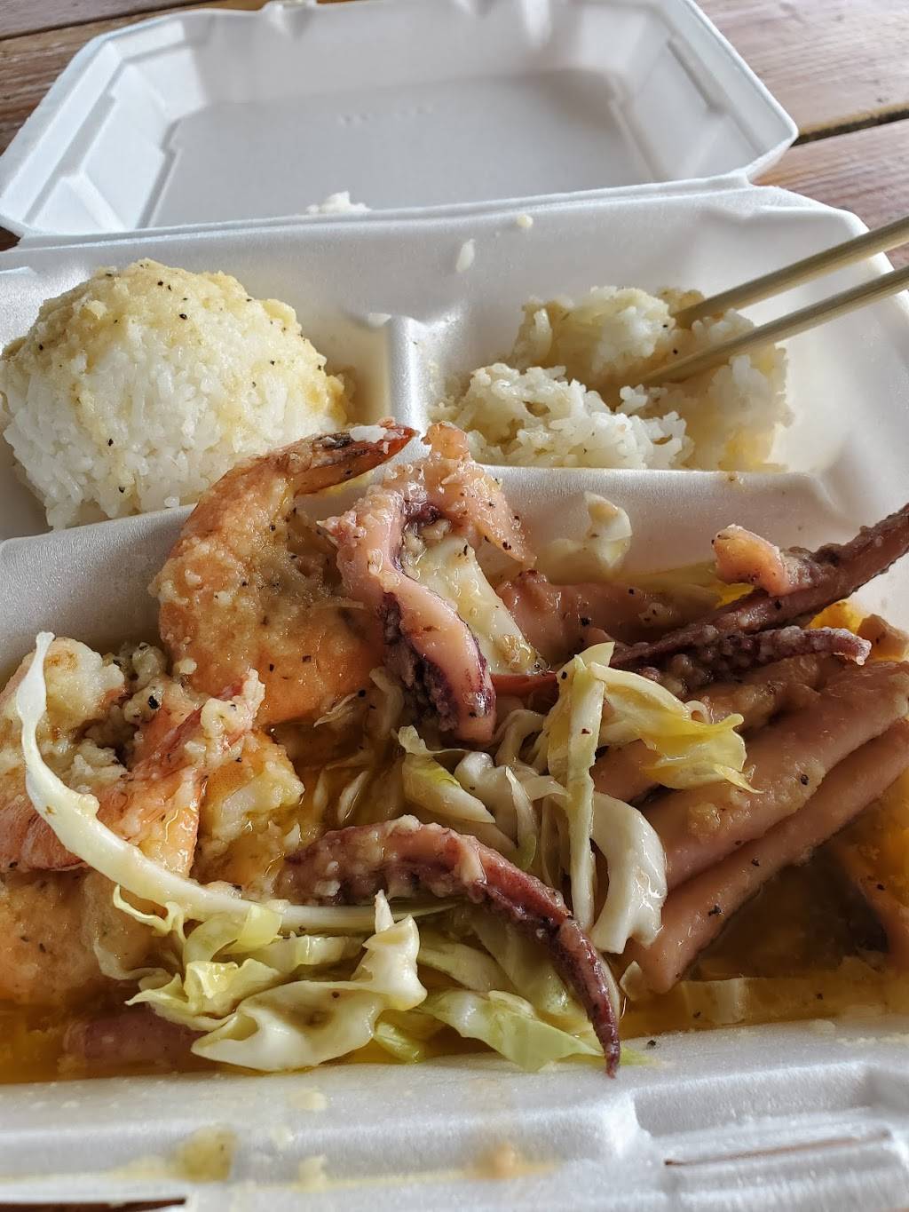 Famous Kahuku Shrimp Truck | restaurant | 56-580 Kamehameha Hwy, Kahuku, HI 96731, USA | 8083891173 OR +1 808-389-1173