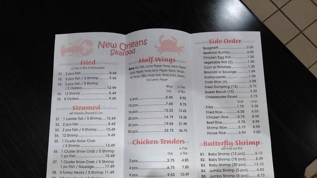 New Orleans Seafood #3 | restaurant | 5823 Winchester Rd, Memphis, TN 38115, USA | 9015675556 OR +1 901-567-5556