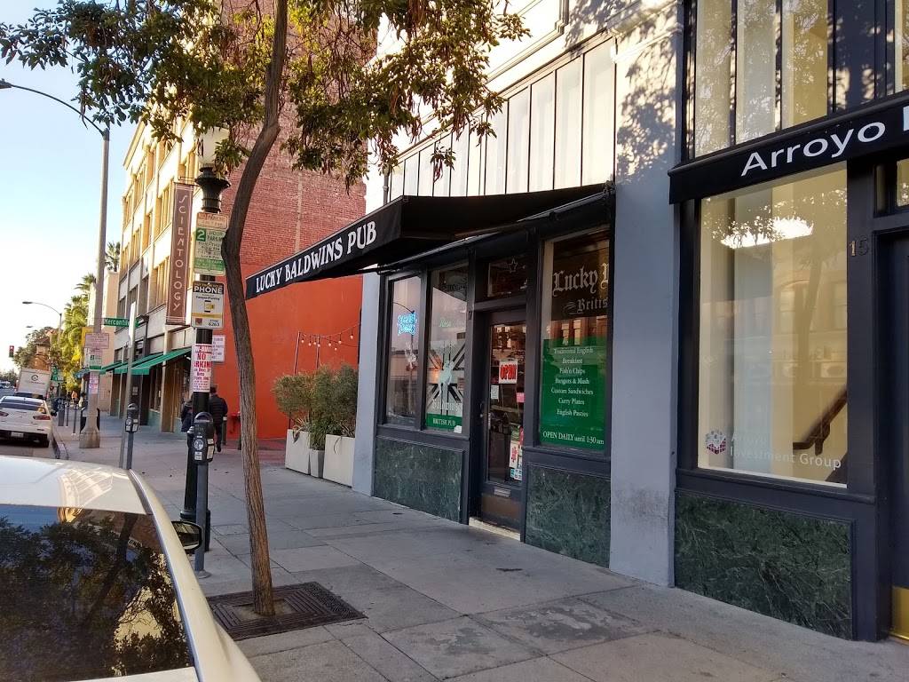 Lucky Baldwins Pub | cafe | 17 S Raymond Ave, Pasadena, CA 91105, USA | 6267950652 OR +1 626-795-0652